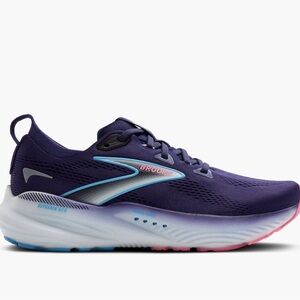 Brooks Women's Athletic Shoes - Navy and Light Blue & Pink